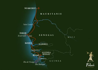 Route Map - West Africa Grand Tour